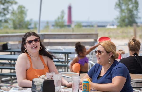 Drink, Eat, and Beach at The Deck in Muskegon, Michigan