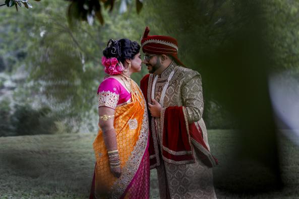 Asian Wedding Couple