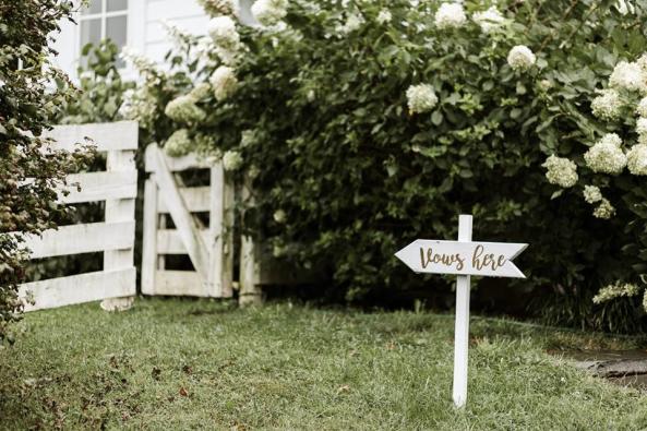 Custom Signs - Vows Here