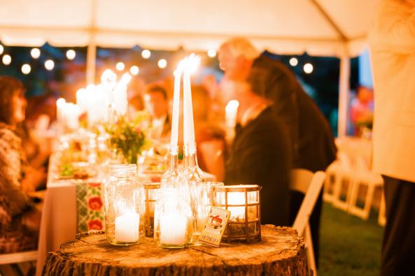 Tented wedding