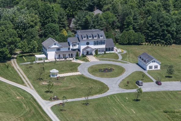 Aerial View of Loudoun Valley Manor B&B