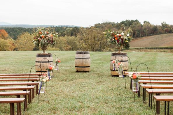 Hillside Ceremony-Wedding