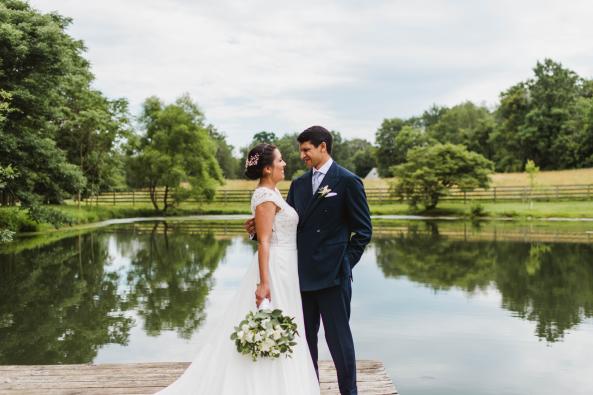 Portrait by the pond