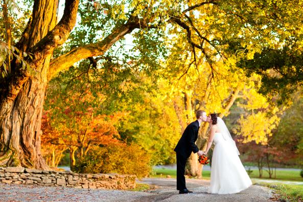 wedding kiss