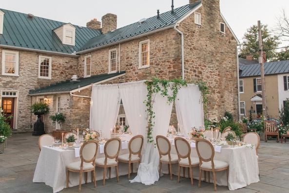 Wedding Reception on The Garden Terrace