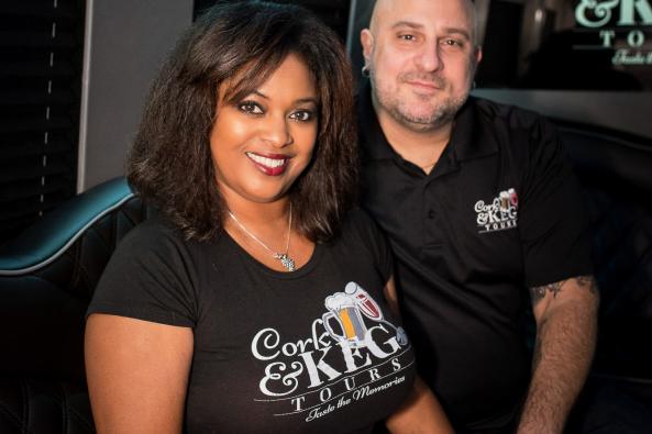 Cork and Keg Tours Owners, Don and Renee Ventrice