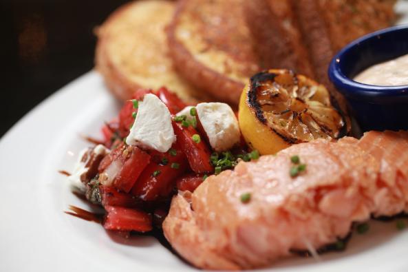 Smoked Salmon Bruschetta