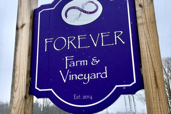 forever farm sign
