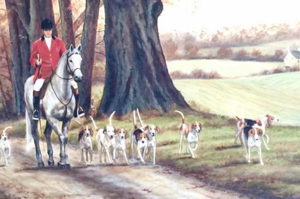 Hounds and hunting image