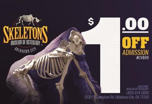 $1 Off Admission Per Person to SKELETONS-Museum of ...