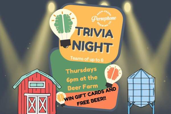 Trivia every Thursday at the beer farm