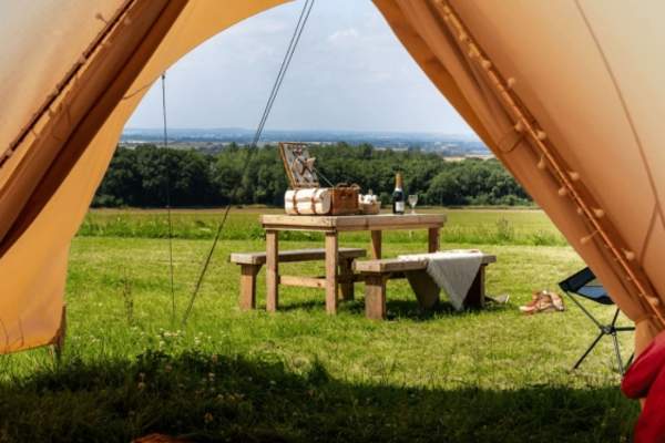 Glamping at Belvoir Castle