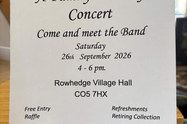 A Family Friendly Concert in Rowhedge