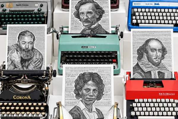 Authors in Type: A Typewriter Art Exhibition