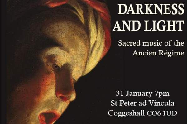 Darkness and Light Colchester Chamber Choir