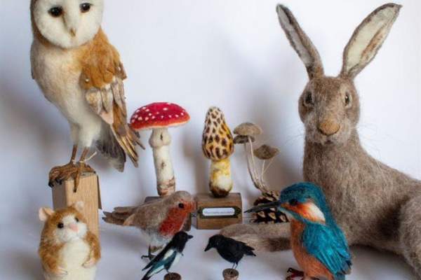Needle Felting workshop at Red Lion Books