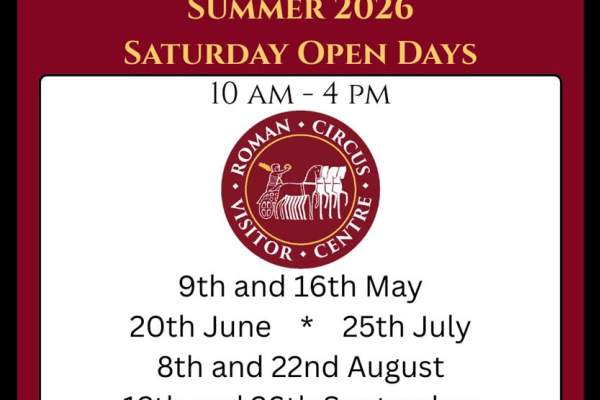Roman Circus Visitor Centre Open Days