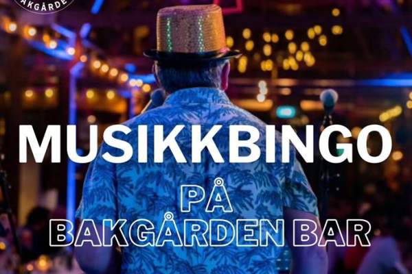 MUSIKKBINGO PÅ BAKGÅRDEN