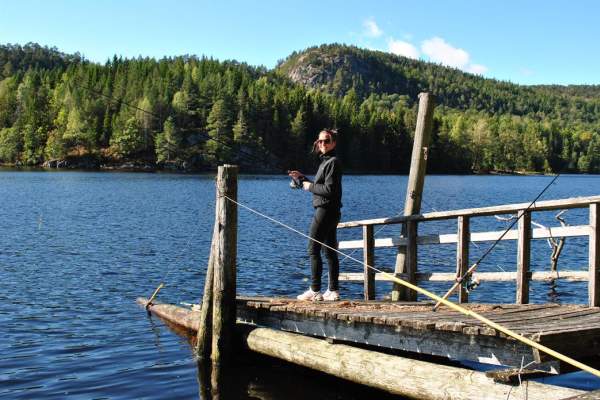 Fishing in Grimstad