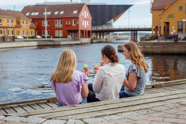 Fiskebrygga Fischerbrücke in Kristiansand