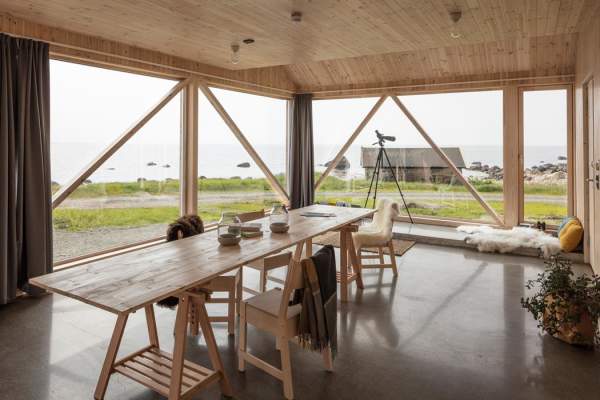 The Longhouse at Lista overnatting