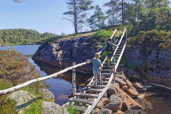 Child Wanderer Path in Kvinesdal: Årli - Presten