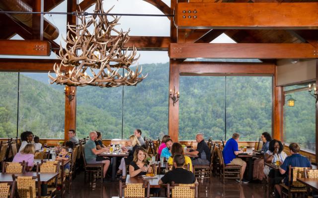 Elevated dining at Cliff Top