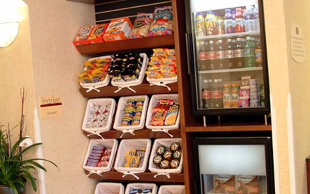 Pick up those last-minute items for a snack or dinner from The Market - fresh and convenient!