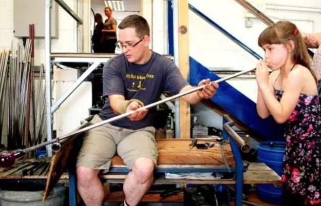 Beginners Glassmaking Course at The Original Bristol Blue Glass - Studio/Shop
