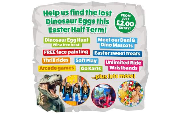 Easter Dinosaur Egg Hunt at The Grand Pier at Weston-super-Mare