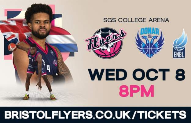 Bristol Flyers v Donar Groningen - ENBL (Europe) at SGS Wise Campus