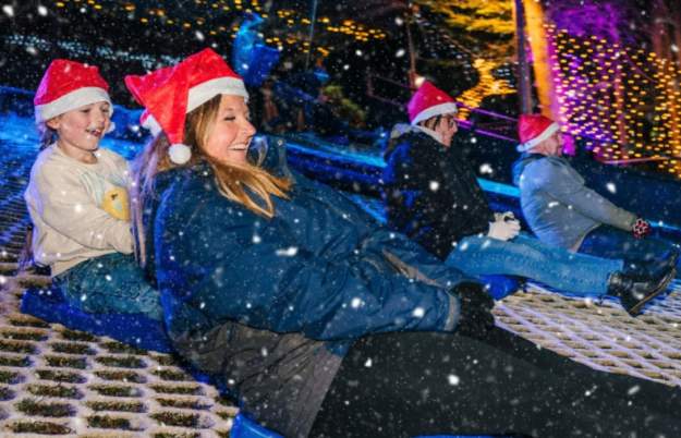 Twilight Tobogganing at Mendip Activity Centre