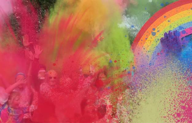Colour Run at Old Down Country Park