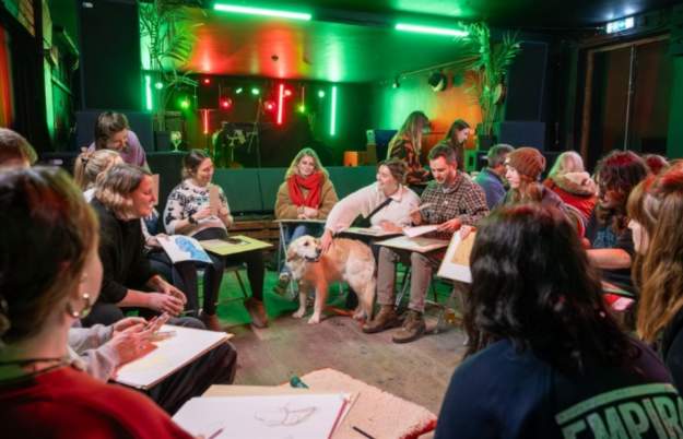 Dog Life Drawing at Bristol Old Vic