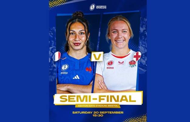 Semi Final 2 - France v England - Women's Rugby World Cup 2025  at Ashton Gate