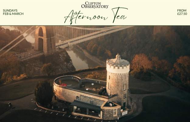 Afternoon Tea at Clifton Observatory