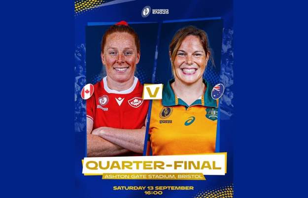 QF2 - Canada vs Australia - Women's Rugby World Cup 2025 at Ashton Gate
