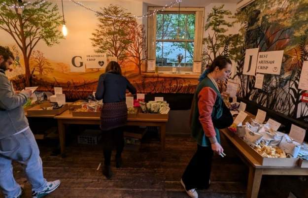 2nd Annual UK Independent Crisp Tasting Championships at The Robin Hood