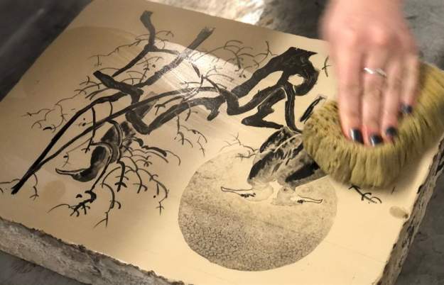 Beginners Stone Lithography Printmaking at The Lemonade Press