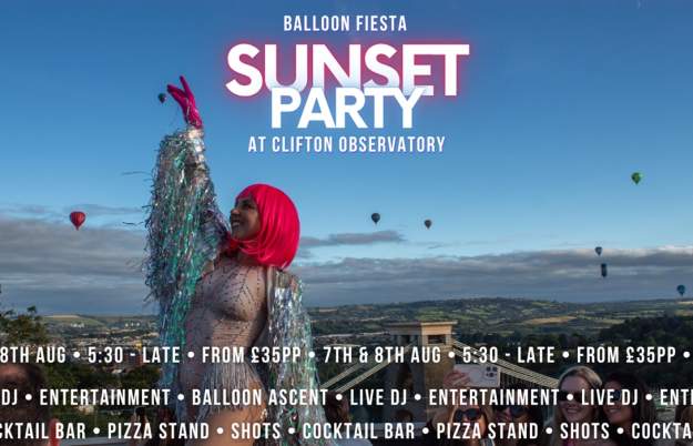 Balloon Fiesta Sunset Party at Clifton Observatory