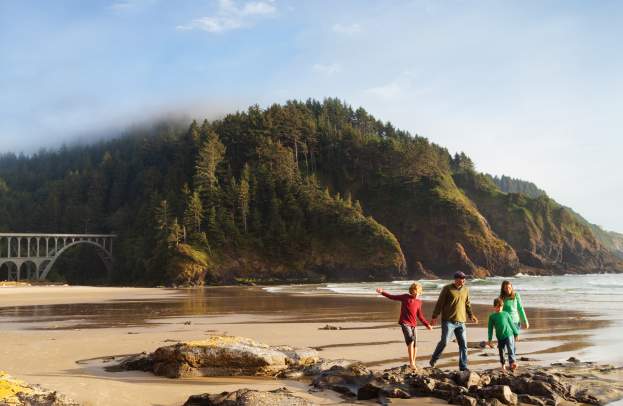 Beachcombing on the Oregon Coast