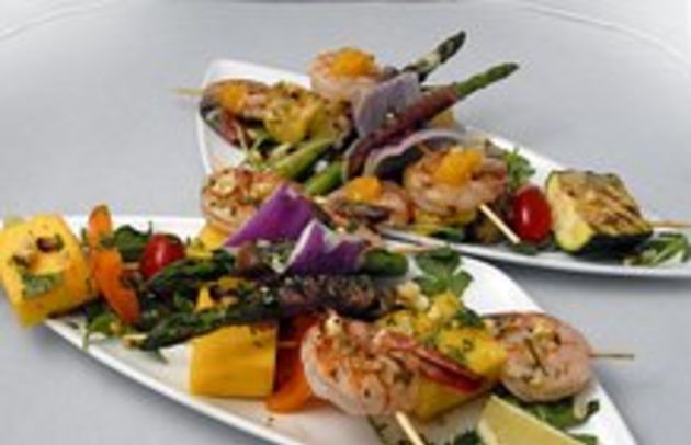 Shrimp skewers