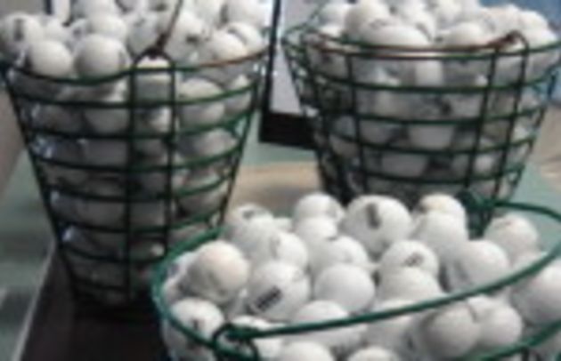 Buckets of Golf Balls