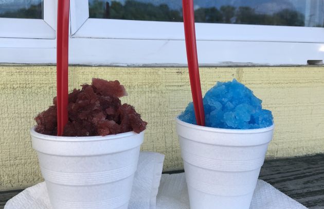 Snowballs Red and Blue Raspberry