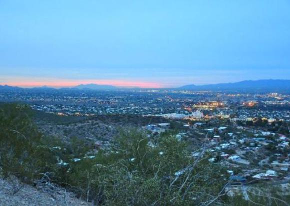 View of Tucson from Sentinel Peak 