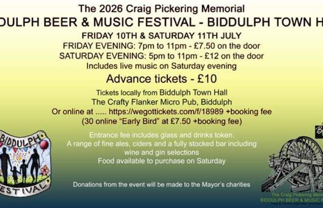Biddulph Beer & Music Festival