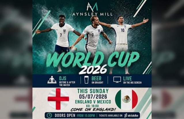 Aynsley Mill Fan Zone: England V Mexico