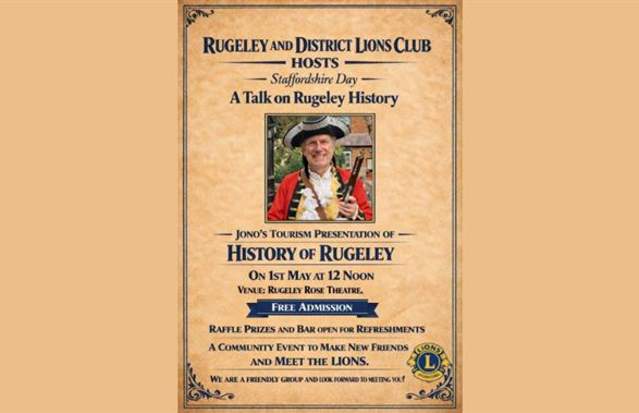A talk on the History of Rugeley by Jono's Tourism