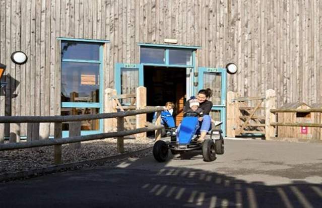 Chase from Paw Patrol and Princess Elsa visit Hockerhill Adventure Playbarn