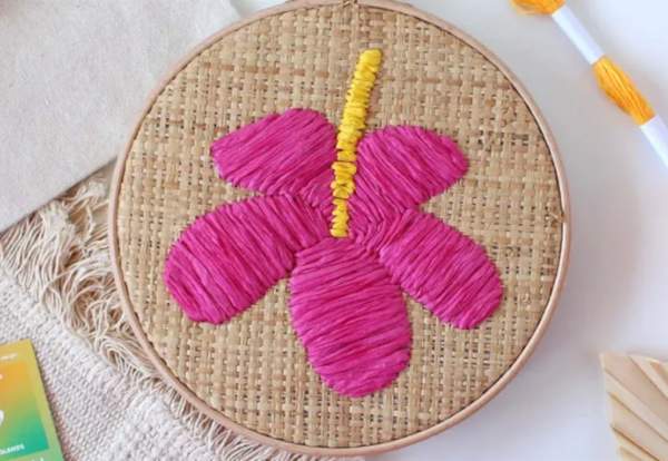 Raffia Embroidery Workshop